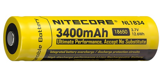 Nitecore - Batterie rechargeable 3400mah