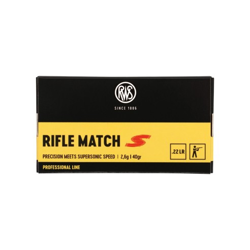 RWS - Munitions 22 LR rifle match S