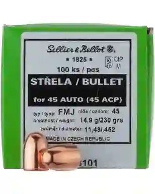 Sellier Bellot - Ogives cal. 45 auto x100