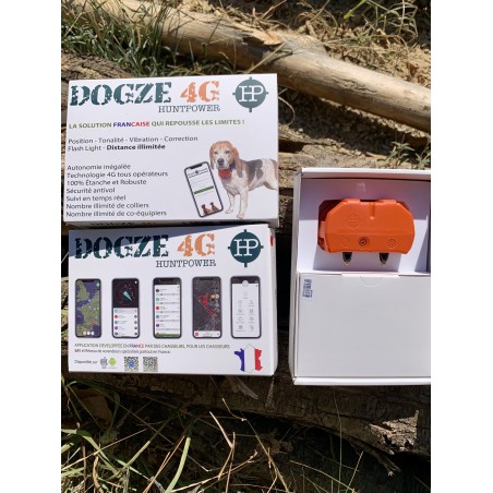 Collier de dressage et repérage GPS Huntpower - Dogze 4G