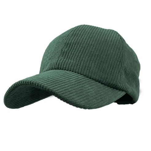 casquette - Baseballcap velour olive