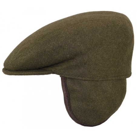 Beret flatcap mit kaki