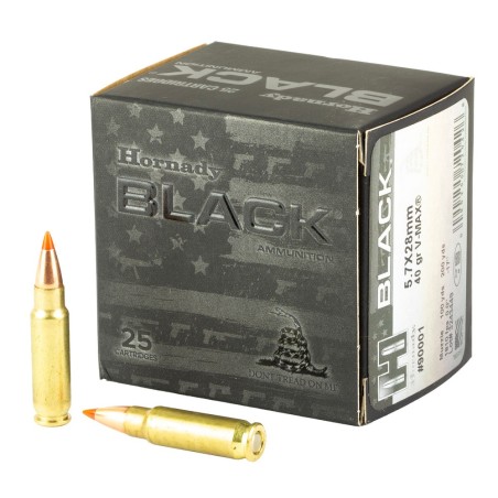 Munitions Hornady 5.7x28 FMJ 40g V-max