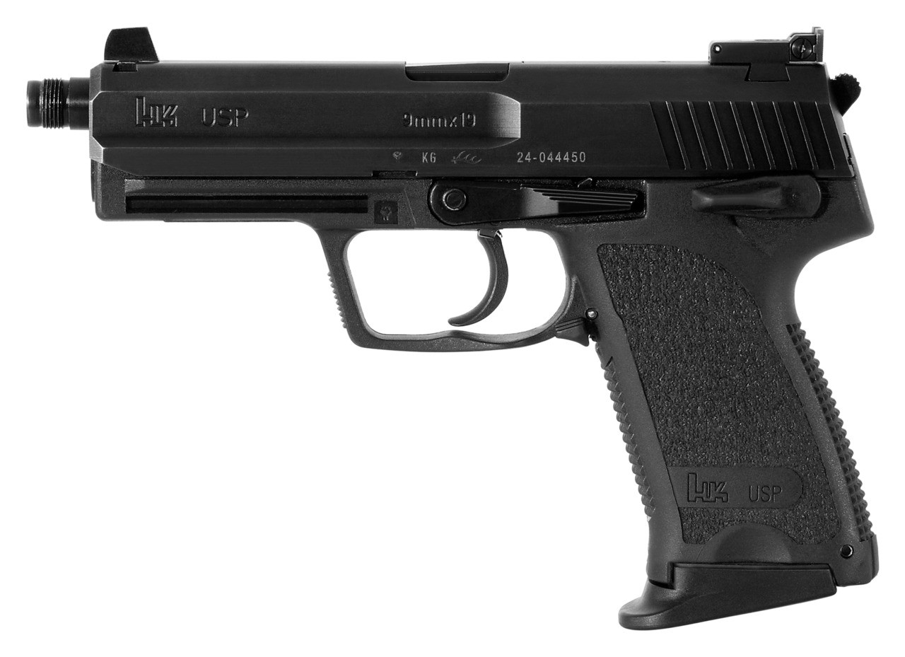 Pistolet H&K USP Tactical cal 9x19 15cps SA/DA