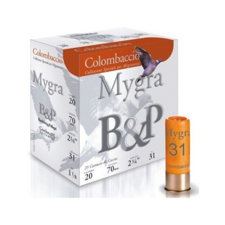 B&P- Cartouches Mygra colombaccia n°5.5 cal20