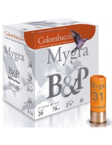 B&P- Cartouches Mygra colombaccia n°5.5 cal20
