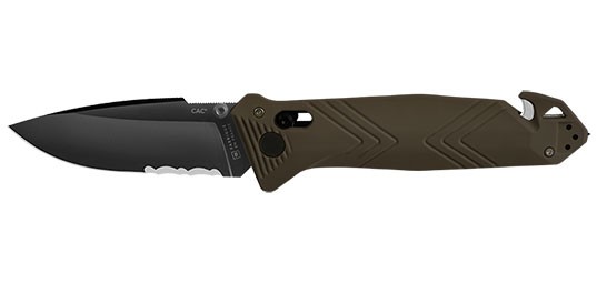 TB Outdoor - CAC Mixte 4 fonctions kaki lame 85mm