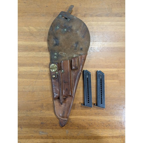 Etui pour pistolet Lathi L-35 en cuir + 2...