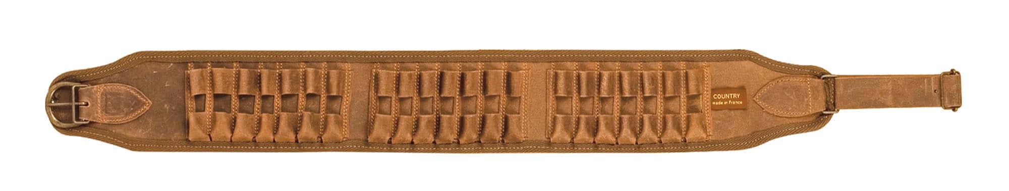 Country Sellerie - Cartouchière croupon ciré à balles