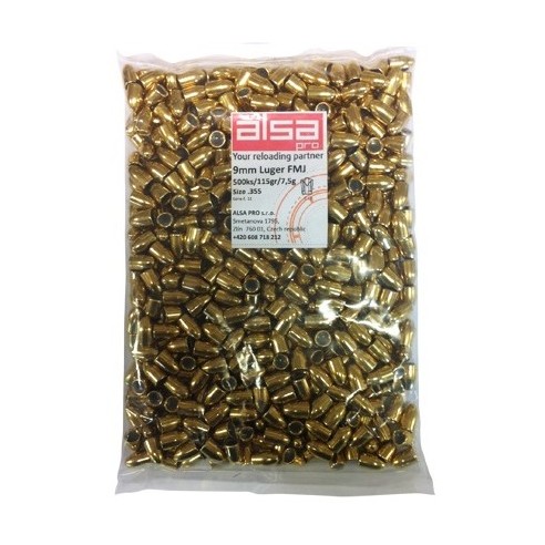 Alsa - Ogives cal9 mm 115gr fmj x500