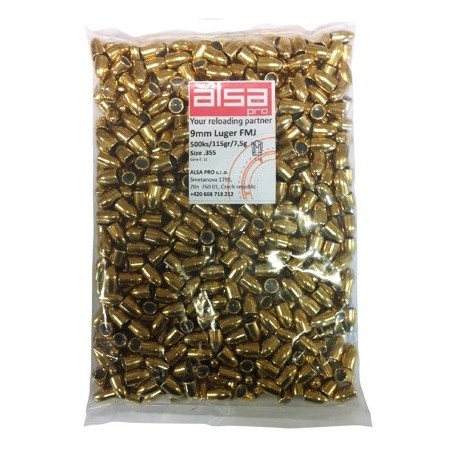 Alsa - Ogives cal9 mm 115gr fmj x500