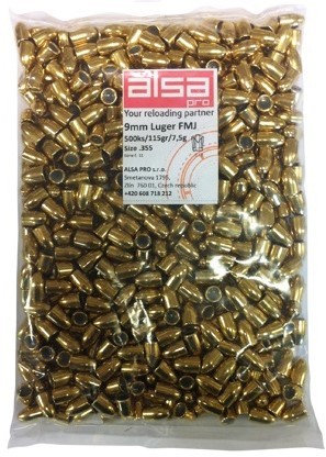Alsa - Ogives cal9 mm 115gr fmj x500