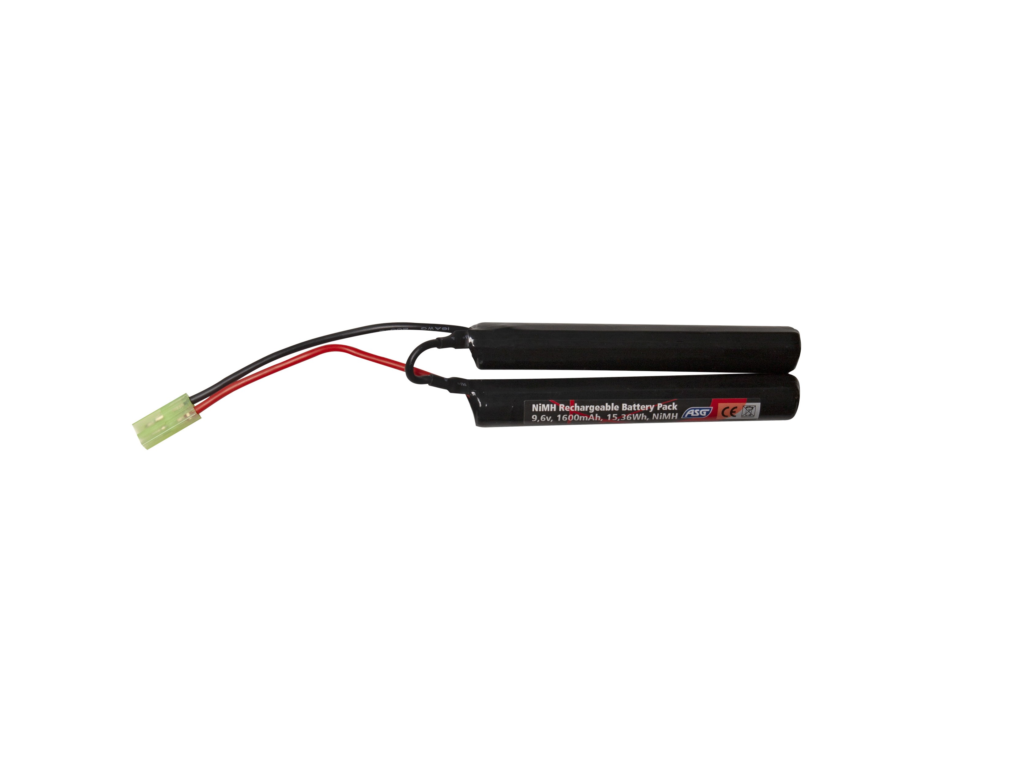 Batterie nimh 9.6v 1600mah double bâton