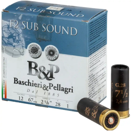 Baschieri & Pellagri F2 SubSound cal 12/67 28gr n° 7,1/2