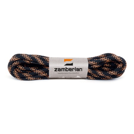 Lacets ZAMBERLAN rond 175cm NOIR / ORANGE