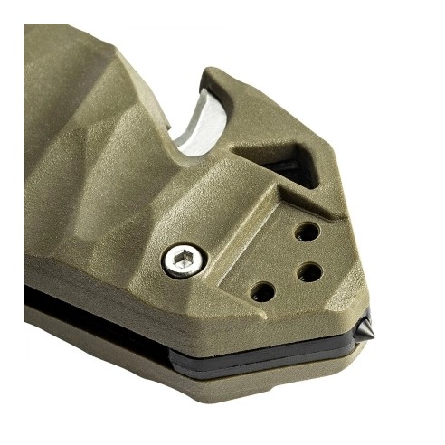 Couteau de poche Cac S200 serration PA6 vert olive