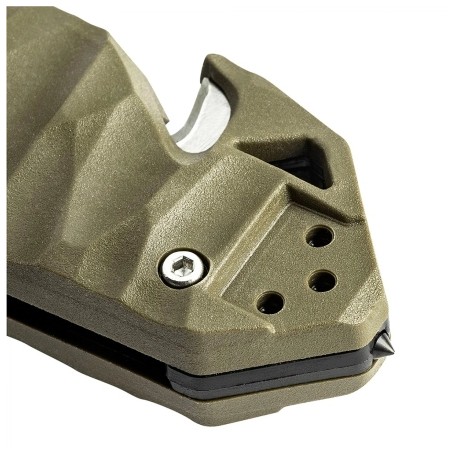 Couteau de poche Cac S200 serration PA6 vert olive