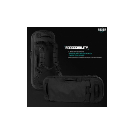 BGM - Savior Specialist Covert 96.52 cm Rifle Case Noir