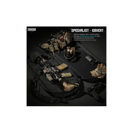 BGM - Savior Specialist Covert 96.52 cm Rifle Case Noir