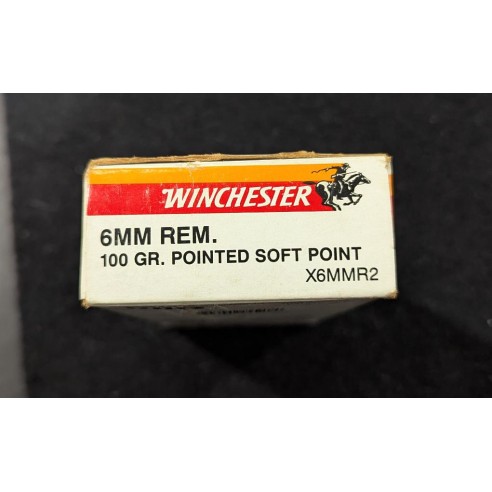 Cartouches Winchester 6mm rem - 100gr soft point