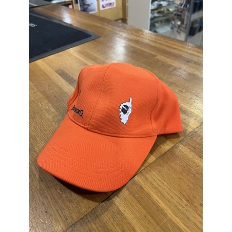 Casquette Orange Fluo Browning CORSE