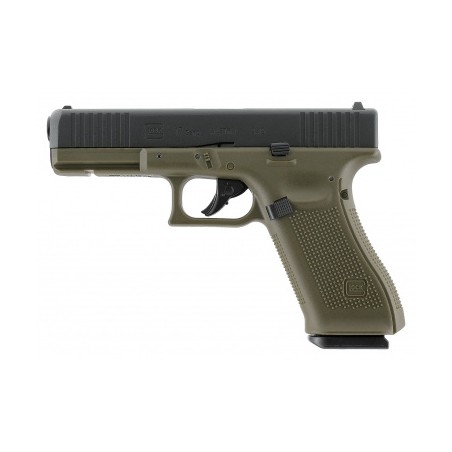 Pistolet GLOCK 17 gen5 CO2 cal4.5 mm 3 J culasse amovible - bicolore kaki