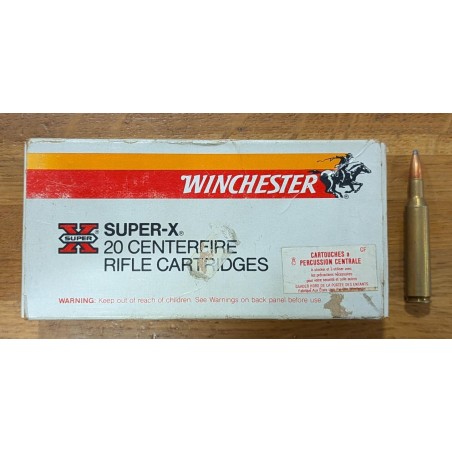 Cartouches Winchester 6mm rem - 80gr