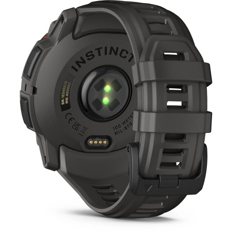 Garmin - Montre GPS Instinct 3 Solar noir multifonctions.