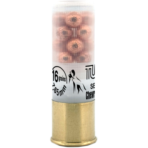 Cartouches TUNET chevrotine semi magnum cal...