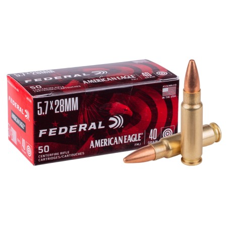 Cartouches FEDERAL cal 5.7X28 40GR FMJ