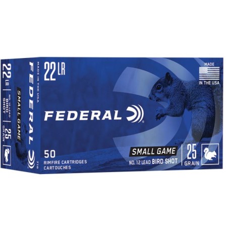 Cartouches Federal 22 Grenaille PB 12 x50