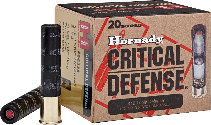 HORNADY - Boite de 20 cartouches 410 GA CRITICAL DEFENSE
