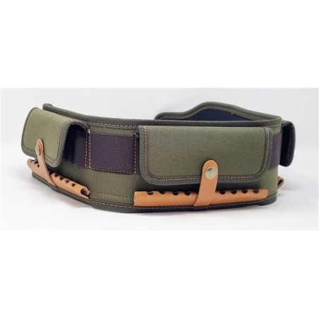 Cartouchière carabine Cordura avec pare ogives cuir