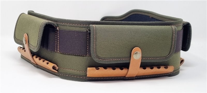 Cartouchière carabine Cordura avec pare ogives cuir