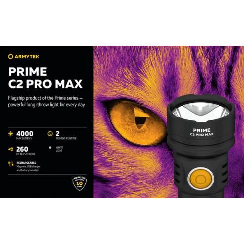 Lampe Armytek Prime C2 Pro Max 4000 lumens