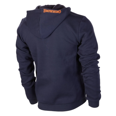 Sweatshirt Browning Zip Snapshot Bleu