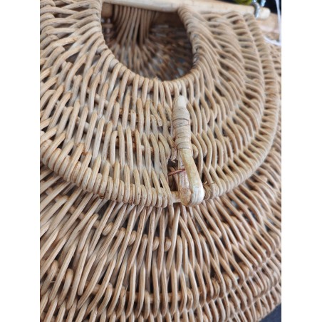 Panier de pêche fait main - rotin 3.5mm