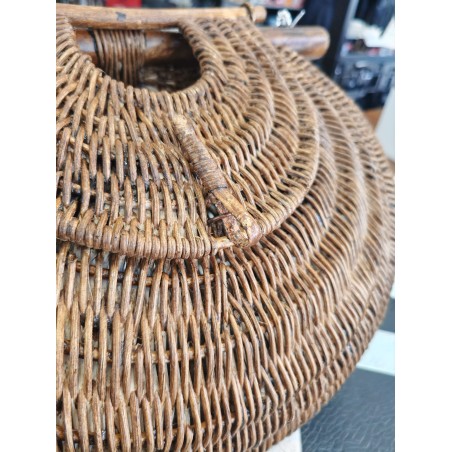 Panier de pêche fait main grande capacité- rotin 3.5mm