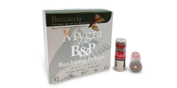 B&P - Cartouches Mygra Becaccia cal12 n°8 1/2-  34GR
