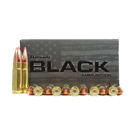 Cartouches Hornady 300 blackout V-MAX BLACK 110gr