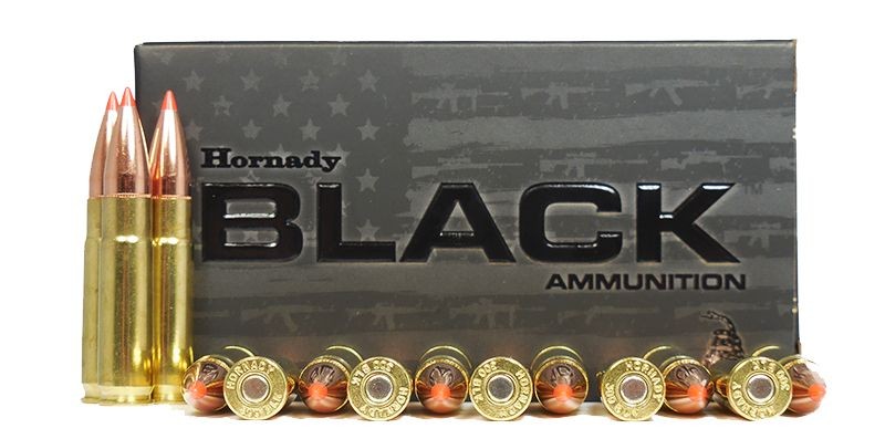 Cartouches Hornady 300 blackout V-MAX BLACK 110gr
