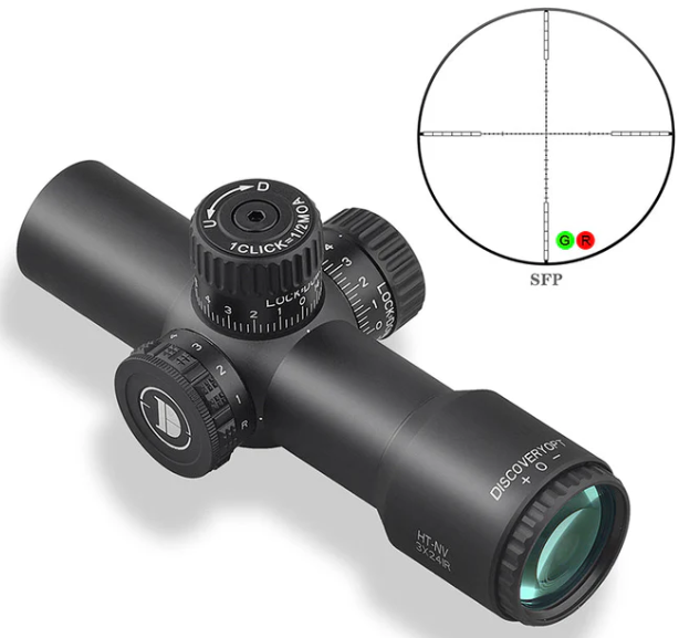 Lunette Discovery HT 3x24 IR SFP-MOA