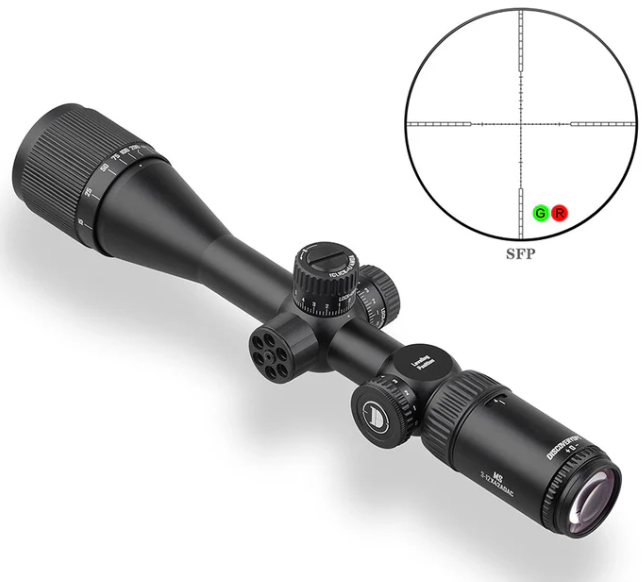 Lunette Discovery 3-12x42 AOAC SFP-MOA -