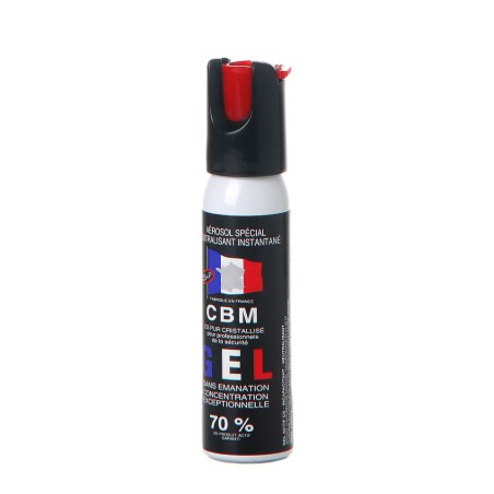 BOMBE GAZ DEFENSE CS CAPOT CLAPET 75ML