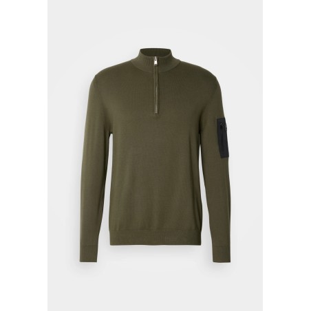 Barbour - Pull Zippé Blades Cotton Half Zip Jumper