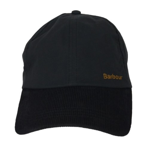 Barbour - Casquette Transport visière velours noir
