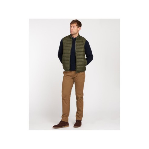 Barbour - Gilet sans manche Bretby Puffer kaki