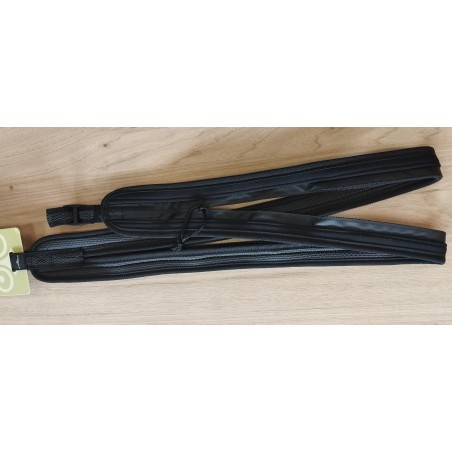 Bretelle sac à dos noir néoprène