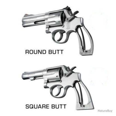 Poignée Hogue Smith&Wesson K/L-Frame Square Butt