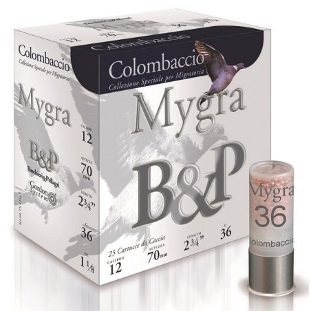 B&P Mygra Colombaccia cal 12/70 - 36gr n°5 1/2 BJ